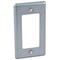 Racoorporated Electrical Box Cover, 1 Gangs, Steel 862